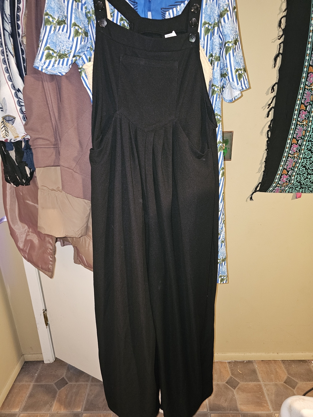 HALARA Black Jumpsuit Overalls